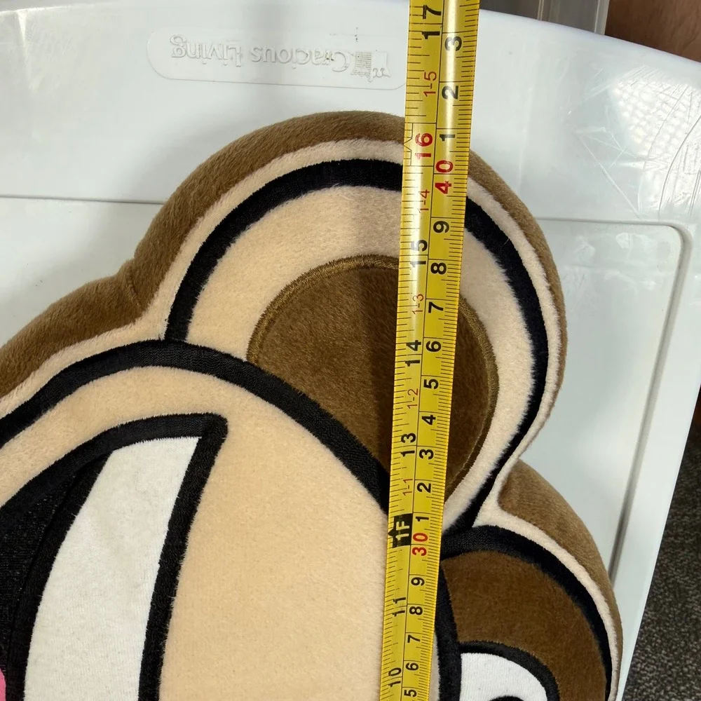 Bobby Jack Monkey Speaker Pillow Kid Brown Plush Y2K Novelty Media Decor Vintage